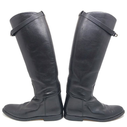 Hermes Jumping Boots Kelly Buckle Long Boots 38 Notation JP