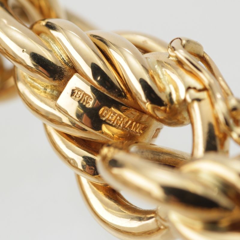 Tiffany & Co. Vintage Rope Chain Bracelet Bangle Gold