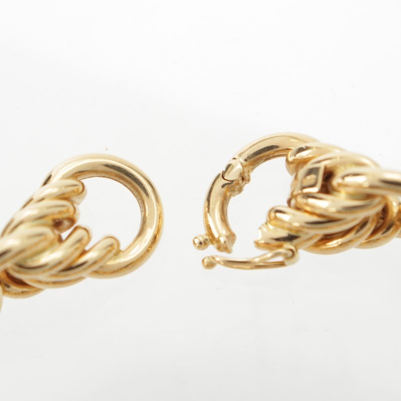 Tiffany & Co. Vintage Rope Chain Bracelet Bangle Gold