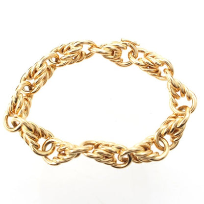 Tiffany & Co. Vintage Rope Chain Bracelet Bangle Gold