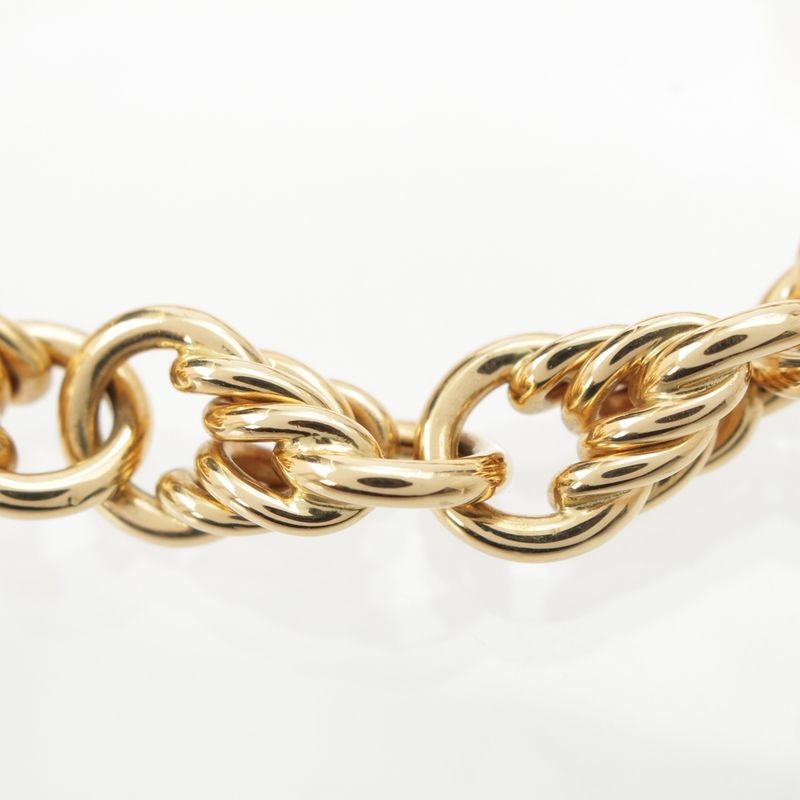 Tiffany & Co. Vintage Rope Chain Bracelet Bangle Gold