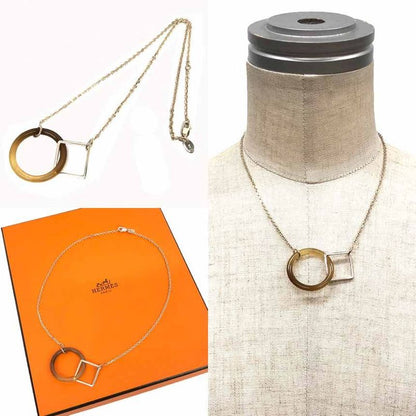Hermes Necklace Ras de Cou Osmose Pendant Buffalo