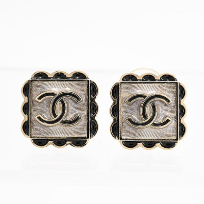Chanel Earrings Black