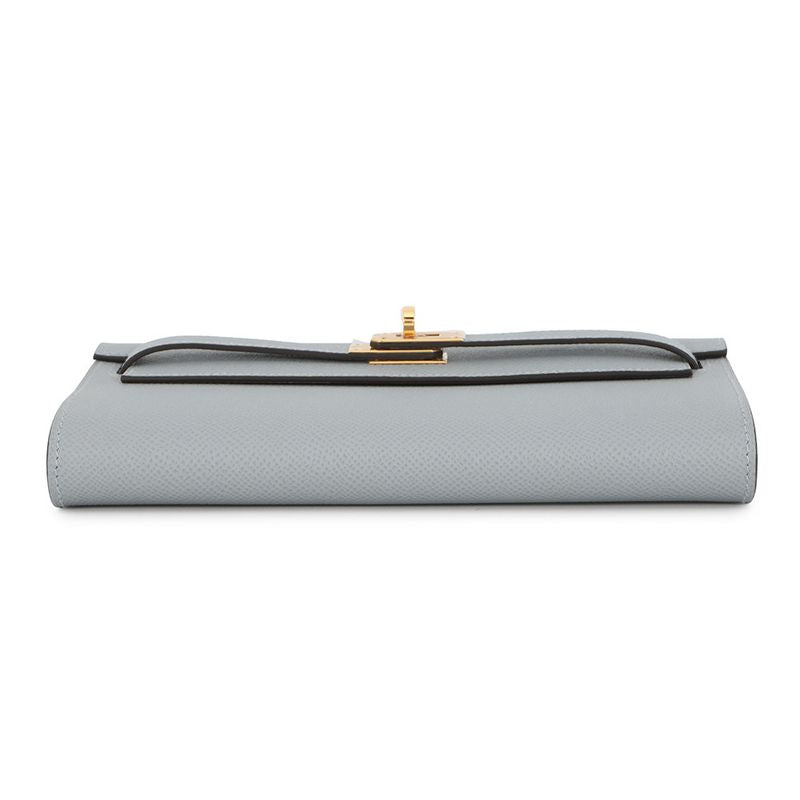 Hermes Kelly Wallet Long to Go Gripantin Gold Epsom Gripantan