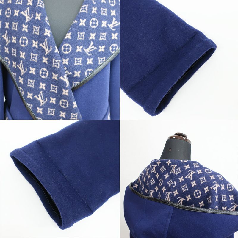 Louis Vuitton Signature Double Face Short Wrap Coat