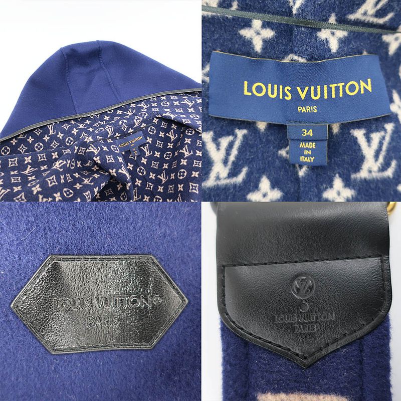 Louis Vuitton Signature Double Face Short Wrap Coat