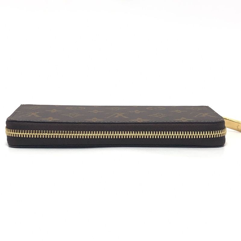 Louis Vuitton Zippy Long Wallet Monogram Canvas Brown