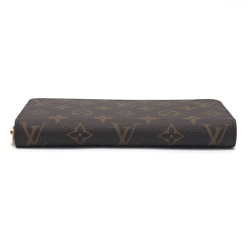 Louis Vuitton Zippy Long Wallet Monogram Canvas Brown
