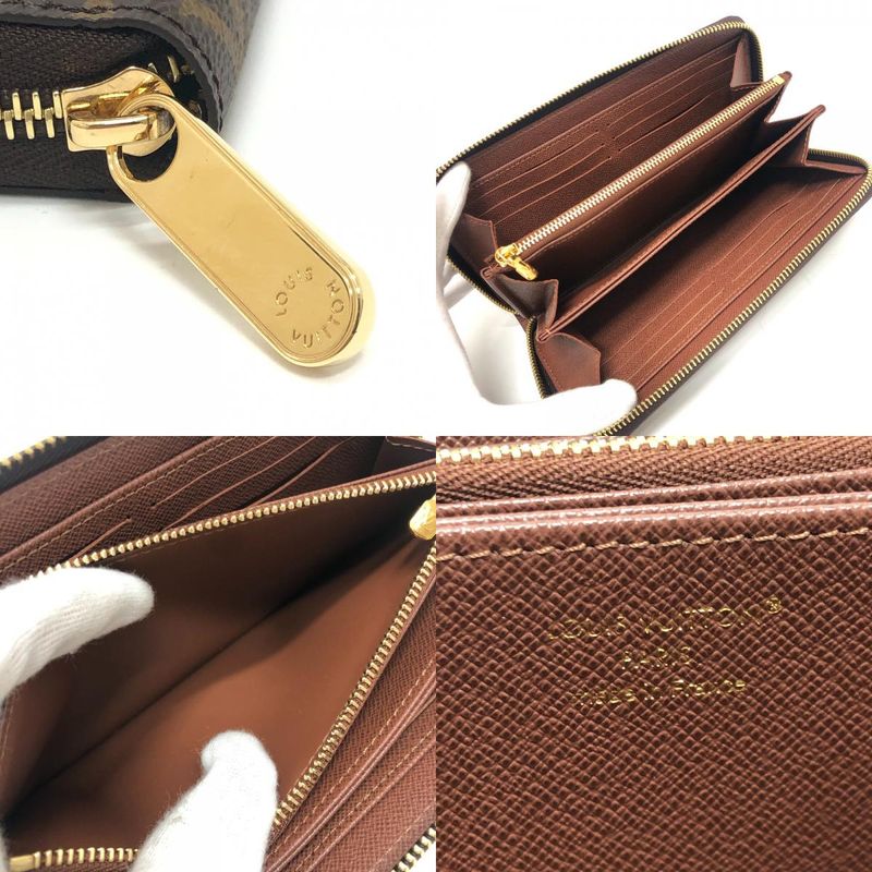 Louis Vuitton Zippy Long Wallet Monogram Canvas Brown