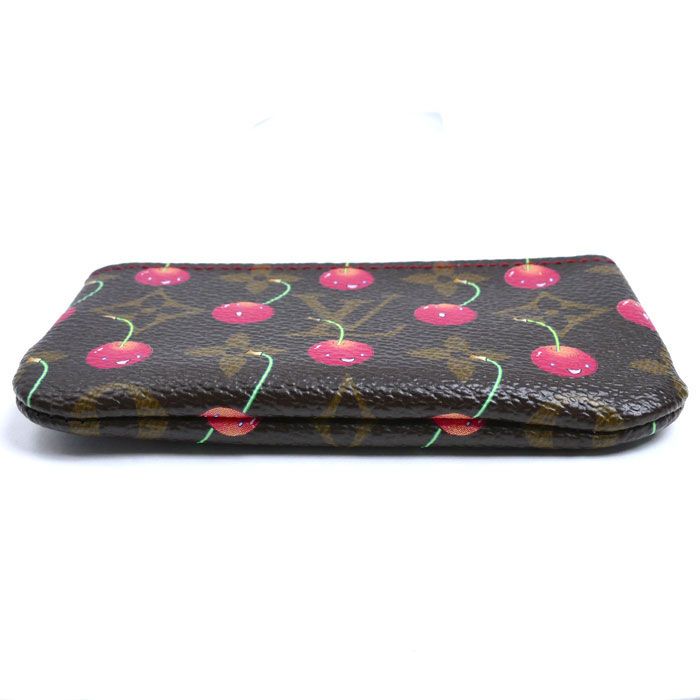 Louis Vuitton Pochette Cles Coin Case Monogram Cherry