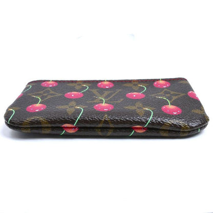 Louis Vuitton Pochette Cles Coin Case Monogram Cherry