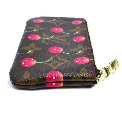Louis Vuitton Pochette Cles Coin Case Monogram Cherry