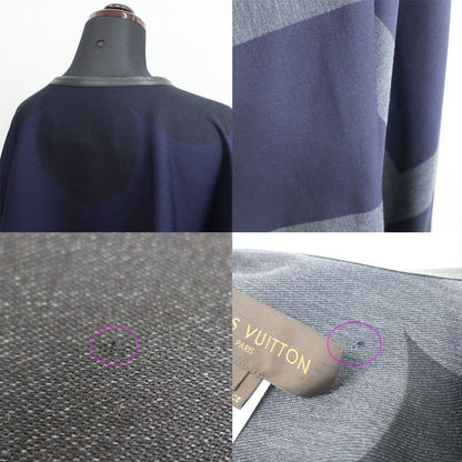 Louis Vuitton Ke-p Poncho Navy Notation Sizetu