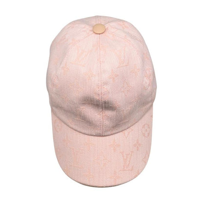 Louis Vuitton Hat Be My Cap Monogram Denim Leather Pink