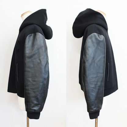 Celine Teddy Jacket Black Notation
