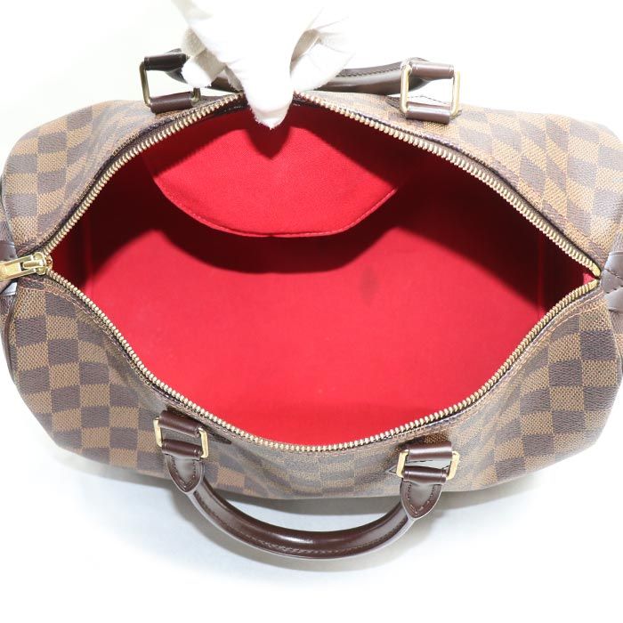 Louis Vuitton Speedy 35 Boston Bag Damier Brown