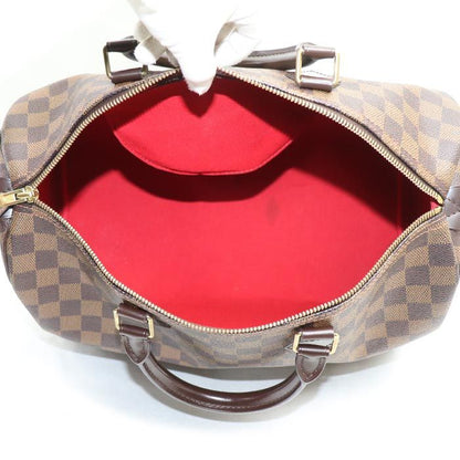 Louis Vuitton Speedy 35 Boston Bag Damier Brown