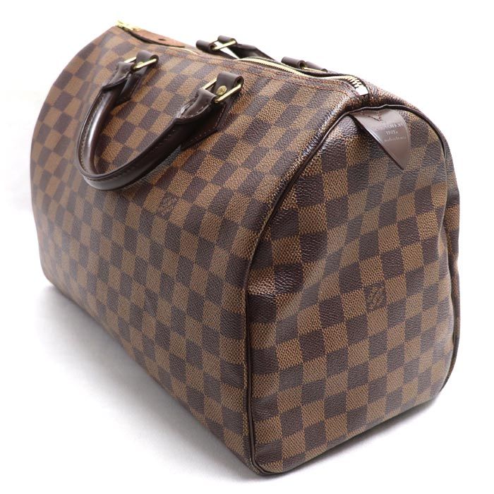 Louis Vuitton Speedy 35 Boston Bag Damier Brown