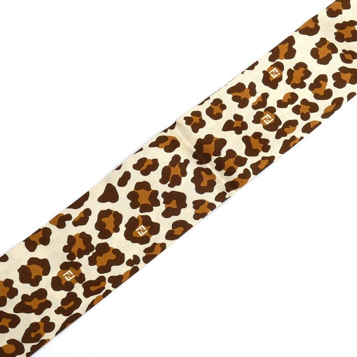 Fendi Rappi Leopard Scarf
