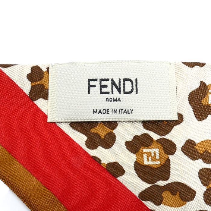 Fendi Rappi Leopard Scarf