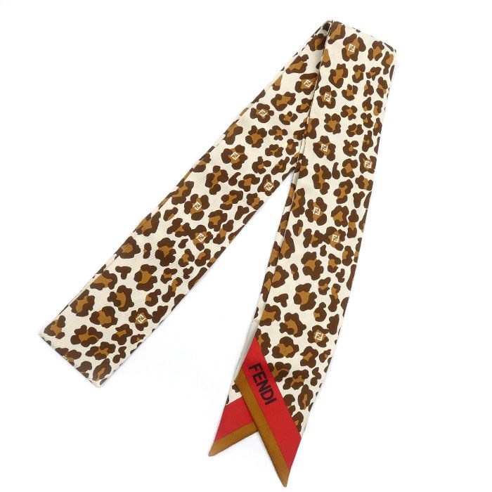 Fendi Rappi Leopard Scarf