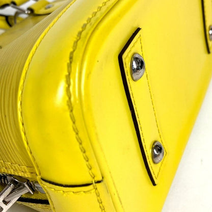Louis Vuitton Handbag Alma BB Epi Leather Pistache Yellow