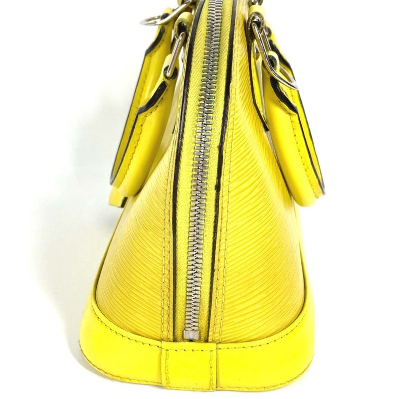Louis Vuitton Handbag Alma BB Epi Leather Pistache Yellow
