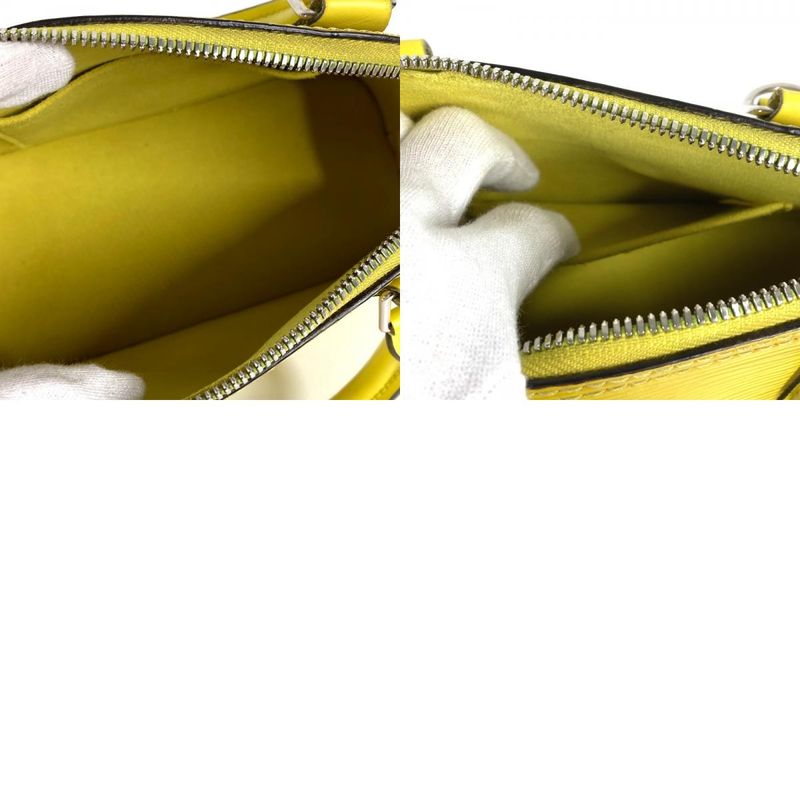 Louis Vuitton Handbag Alma BB Epi Leather Pistache Yellow