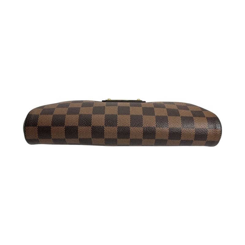 Louis Vuitton Damier 2-Way Bag Eva Handbag Brown