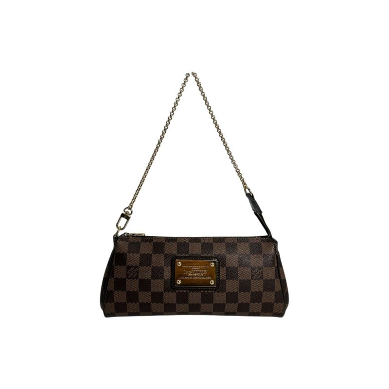 Louis Vuitton Damier 2-Way Bag Eva Handbag Brown