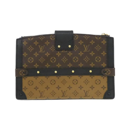 Louis Vuitton Monogram Reverse Trunk Clutch Shoulder Bag
