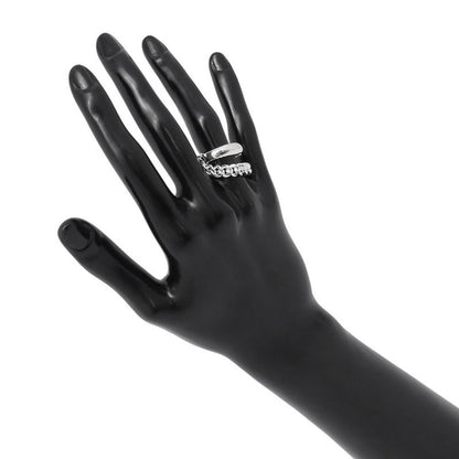 Hermes Ring Book le Inflexible MM Silver 52