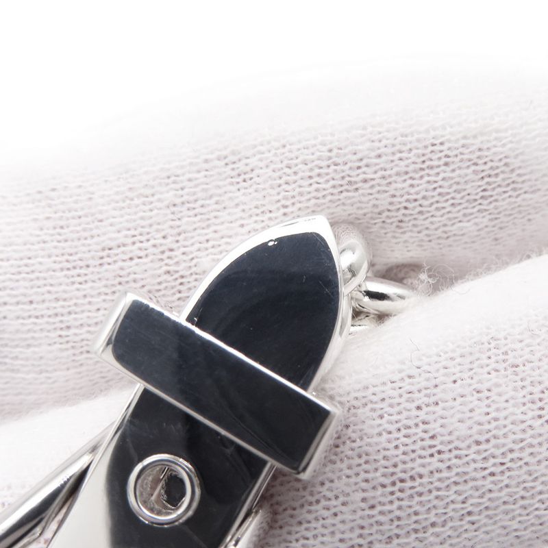 Hermes Necklace Book le Inflexible Silver PM 42