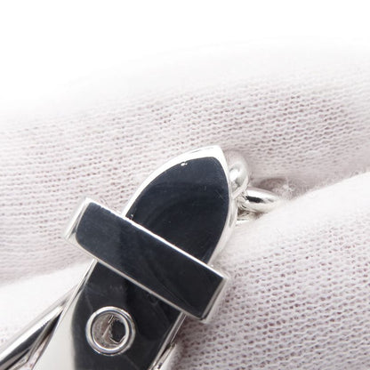 Hermes Necklace Book le Inflexible Silver PM 42