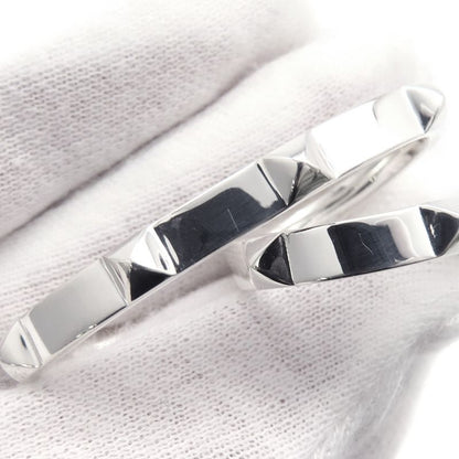 Hermes Ring Clou de Double Finger Silver 53