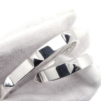 Hermes Ring Clou de Double Finger Silver 53