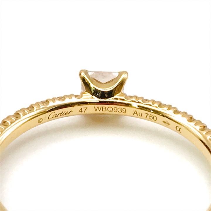 Cartier Etincelle de Half Eternity Diamond Ring Princess Complete