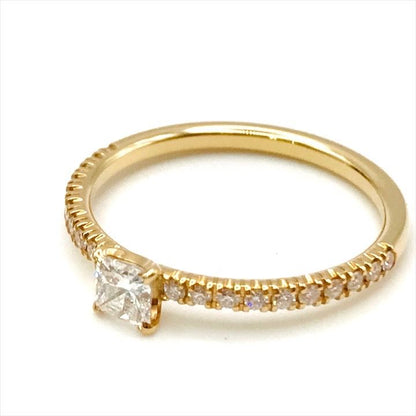 Cartier Etincelle de Half Eternity Diamond Ring Princess Complete