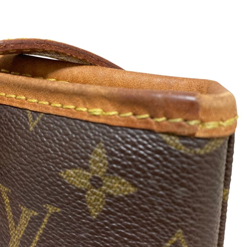 Louis Vuitton Monogram Bucket PM Handbag Brown
