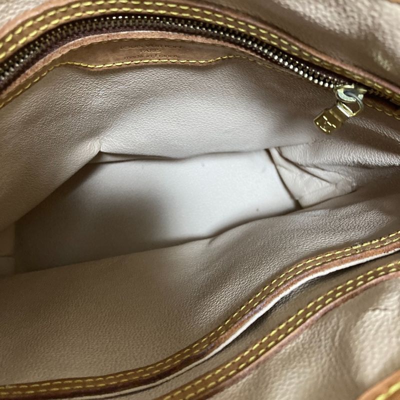 Louis Vuitton Monogram Bucket PM Handbag Brown