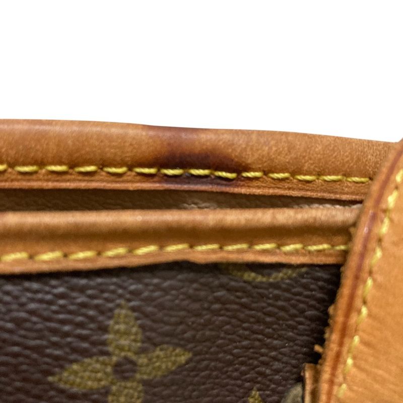 Louis Vuitton Monogram Bucket PM Handbag Brown