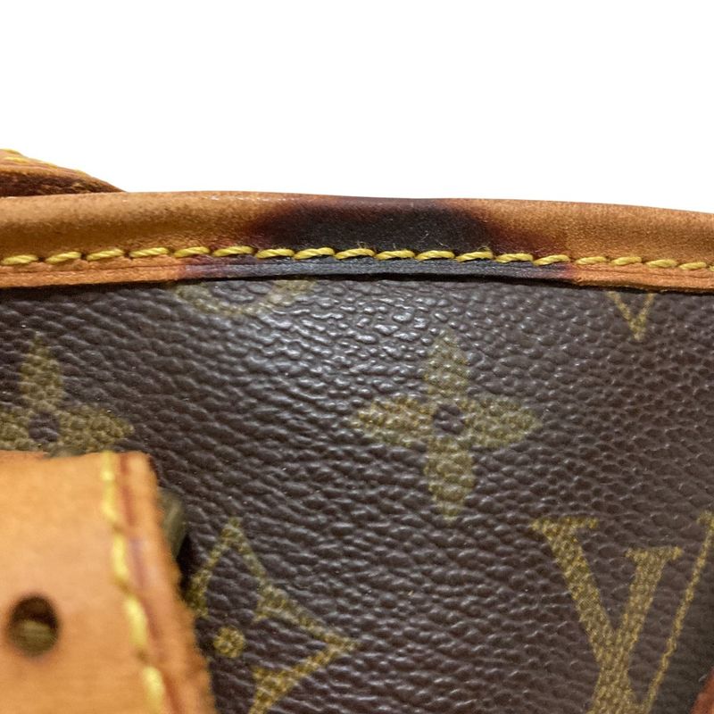 Louis Vuitton Monogram Bucket PM Handbag Brown