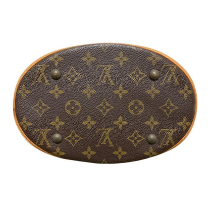 Louis Vuitton Monogram Bucket PM Handbag Brown