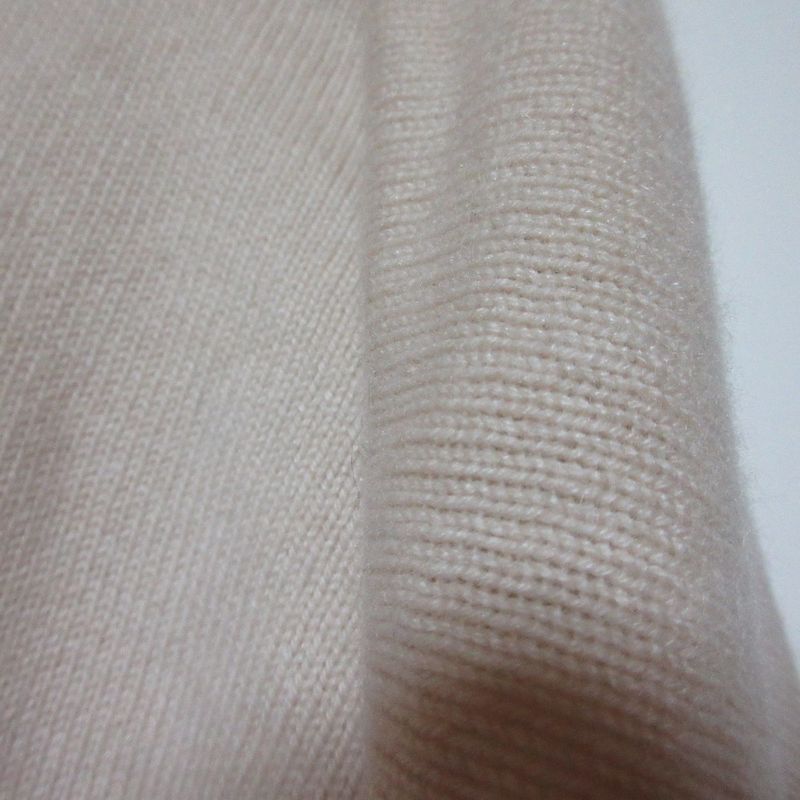 Loewe Anagram V-neck Asymmetric Knit Sweater M Beige
