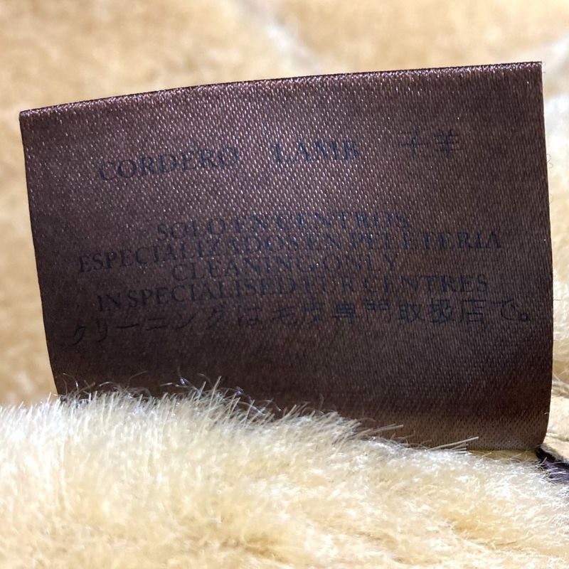 Loewe Mouton Coat Jacket 38 Camel
