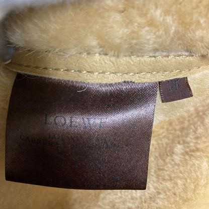Loewe Mouton Coat Jacket 38 Camel