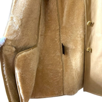 Loewe Mouton Coat Jacket 38 Camel