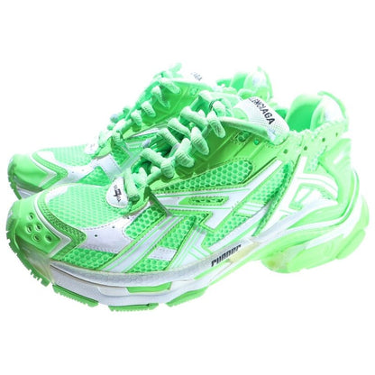Balenciaga Runner Lace Up Sneakers Light Green