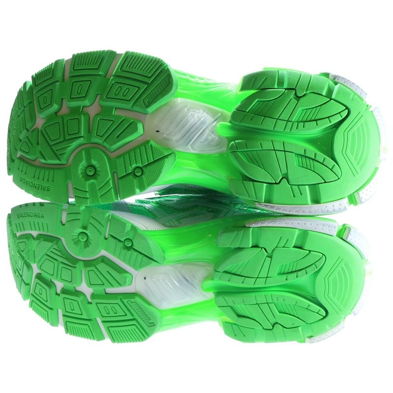 Balenciaga Runner Lace Up Sneakers Light Green