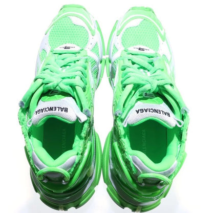 Balenciaga Runner Lace Up Sneakers Light Green